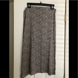 American Eagle leopard skirt, size L